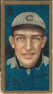 Frank M. Schulte, Chicago Cubs, baseball card portrait LCCN2008677468