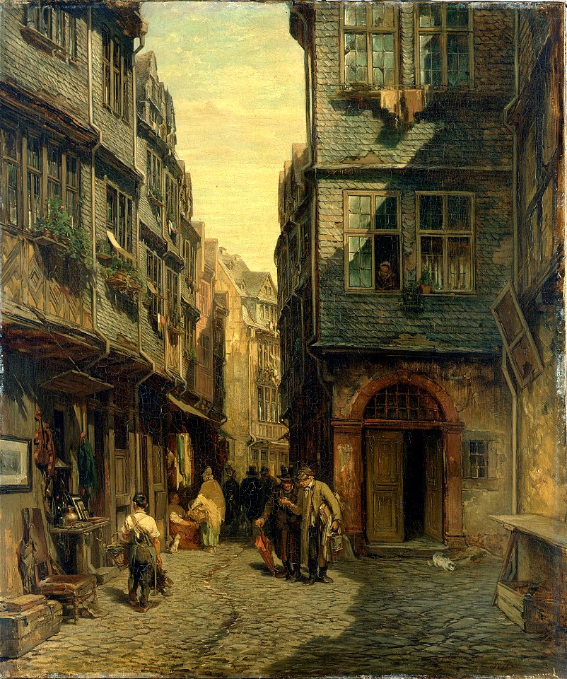 Frankfurt Am Main-Anton Burger-Judengasse in Frankfurt am Main-1883