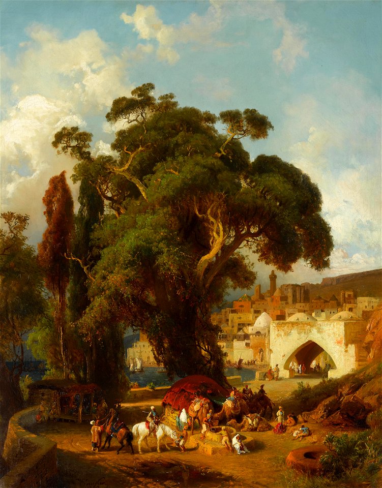 Paul von Franken - Tor zu einer orientalischen Stadt (1869)