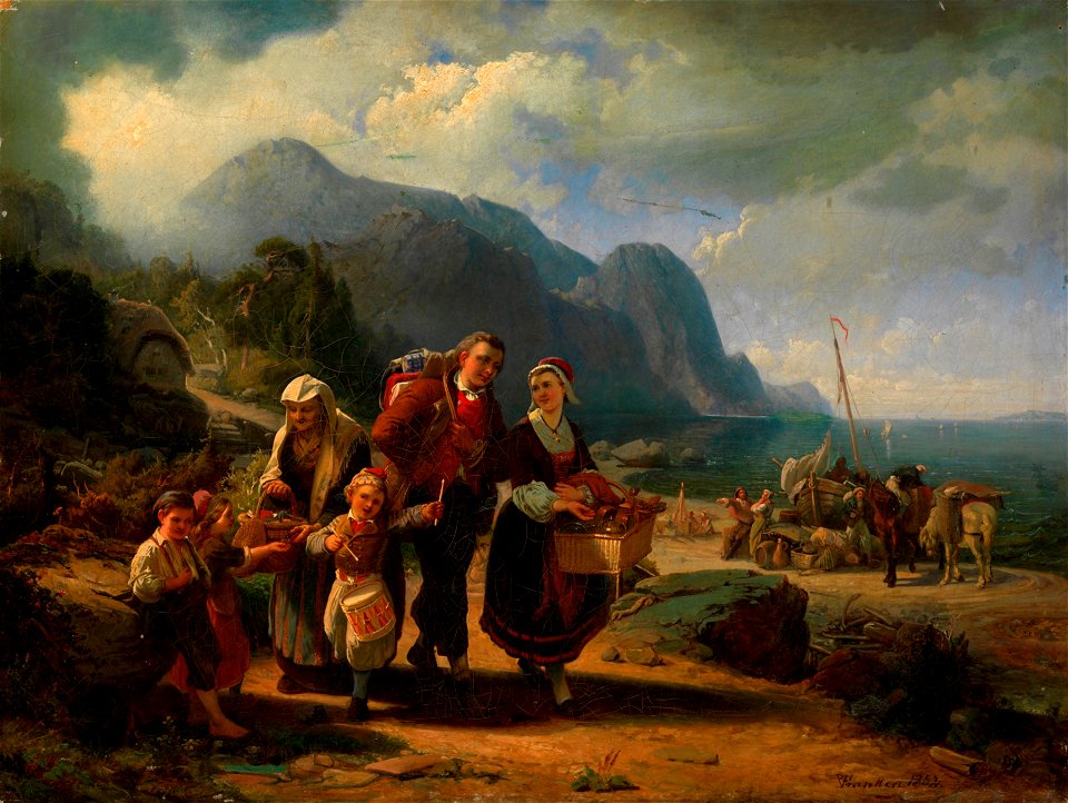 Paul von Franken - Figures on the Shore of the Black Sea