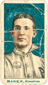 Frank Baker, Philadelphia Athletics, baseball card portrait LCCN2007683813