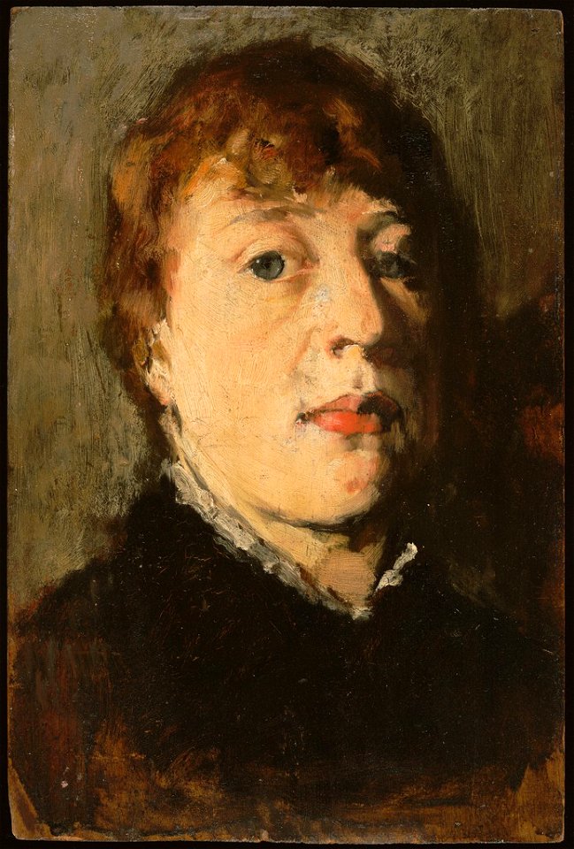 Frank Duveneck - Study of a Woman's Head - 1943.30 - Fogg Museum