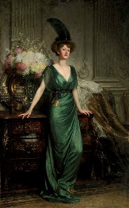 Frank Dicksee - Portrait of the Hon. Mrs Ernest Guinness