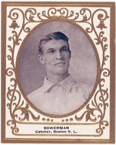 Frank Bowerman, Boston Doves, baseball card portrait LCCN2007683725