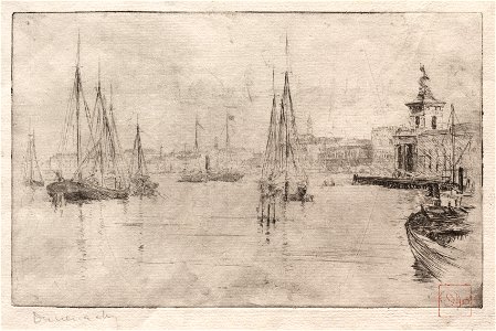 Frank Duveneck (American, 1848-1919) - Shipping - 1921.237 - Cleveland Museum of Art