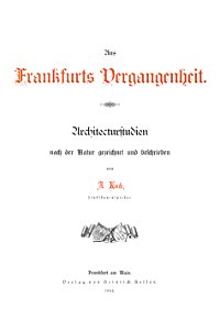 Frankfurt Am Main-Adolf Koch-AFFMVANDNGUB-000a-Titelblatt