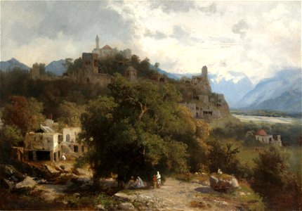 Paul von Franken - Kaukasische Landschaft (1866)