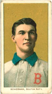 Frank Bowerman, Boston Doves, baseball card portrait LCCN2008675093
