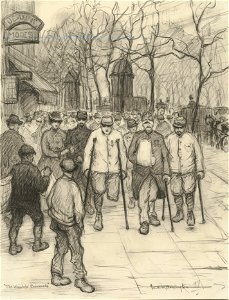 Frank Milton Armington-The Wounded's Promenade (CWM 19710261-0010)