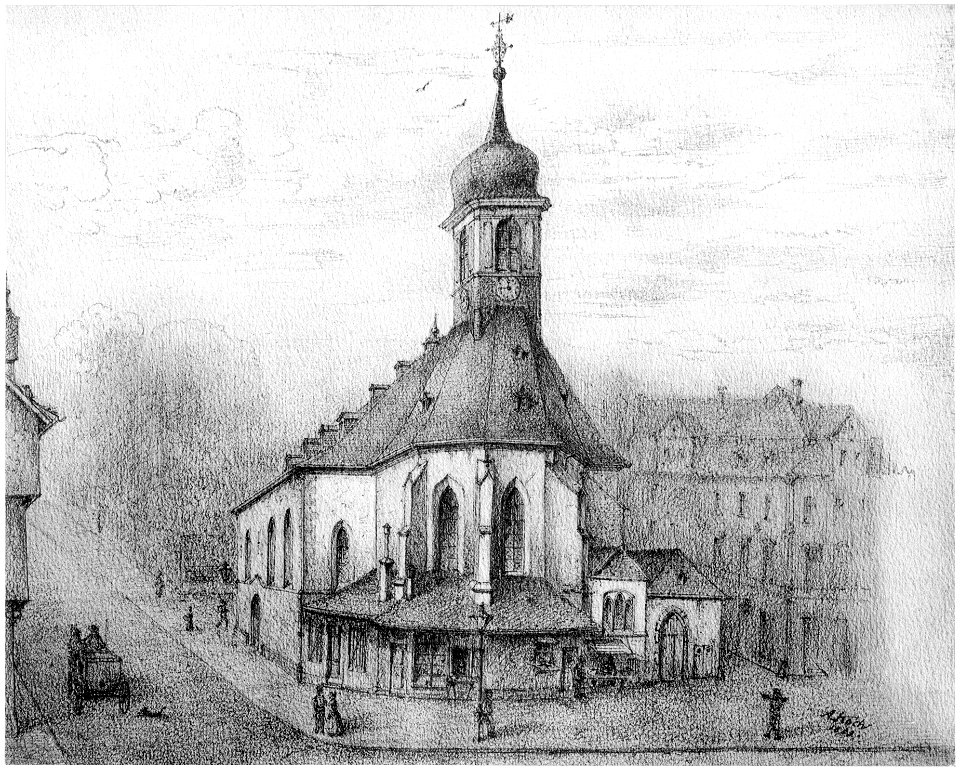 Frankfurt Am Main-Adolf Koch-AFFMVANDNGUB-025-Die Peterskirche 1417
