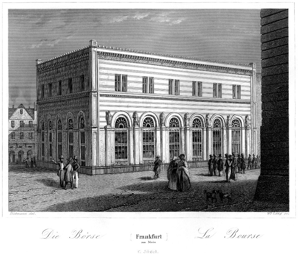 Frankfurt Am Main-Jakob Fuerchtegott Dielmann-FFMADIUSAAUNZ-018-Die Boerse