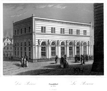 Frankfurt Am Main-Jakob Fuerchtegott Dielmann-FFMADIUSAAUNZ-018-Die Boerse