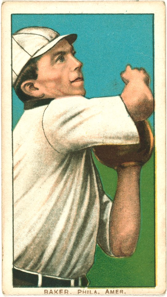 Frank Baker, Philadelphia Athletics, baseball card portrait LCCN2008676830