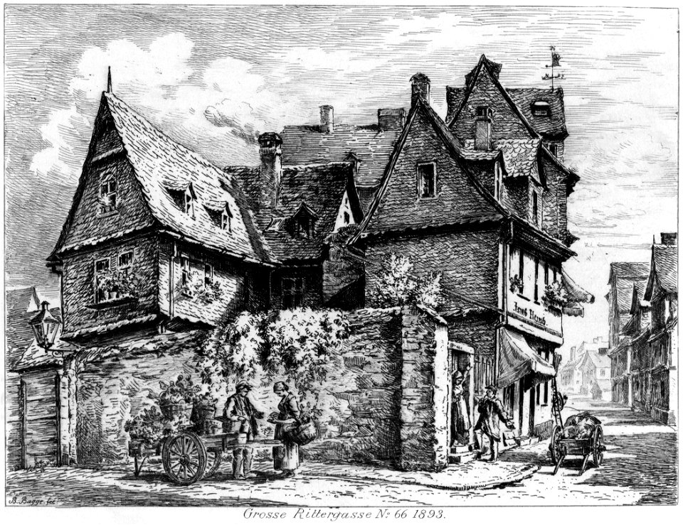 Frankfurt Am Main-Bertha Bagge-ADAFRVBB-Grosse Rittergasse No 66-1893