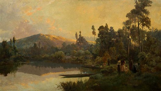 Frank Wright - The Close of day - 1909-2 - Auckland Art Gallery