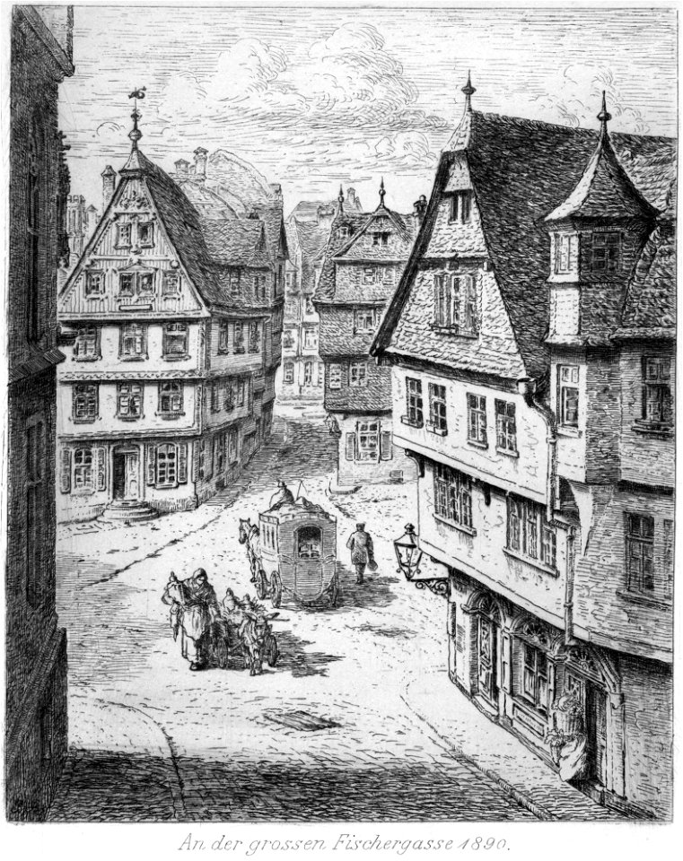 Frankfurt Am Main-Bertha Bagge-ADAFRVBB-An der grossen Fischergasse-1890
