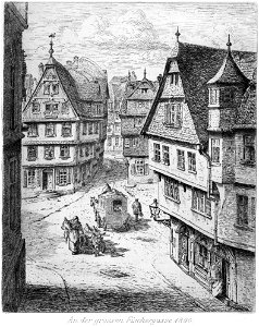 Frankfurt Am Main-Bertha Bagge-ADAFRVBB-An der grossen Fischergasse-1890