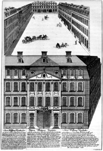 Frankfurt Am Main-J M Zell-Der Weidenhof auf der Zeil-1782