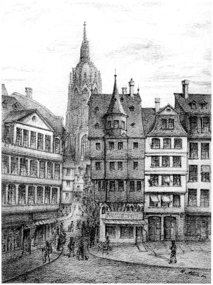 Frankfurt Am Main-Adolf Koch-AFFMVANDNGUB-019-Haus zum Engel am Markt 1563