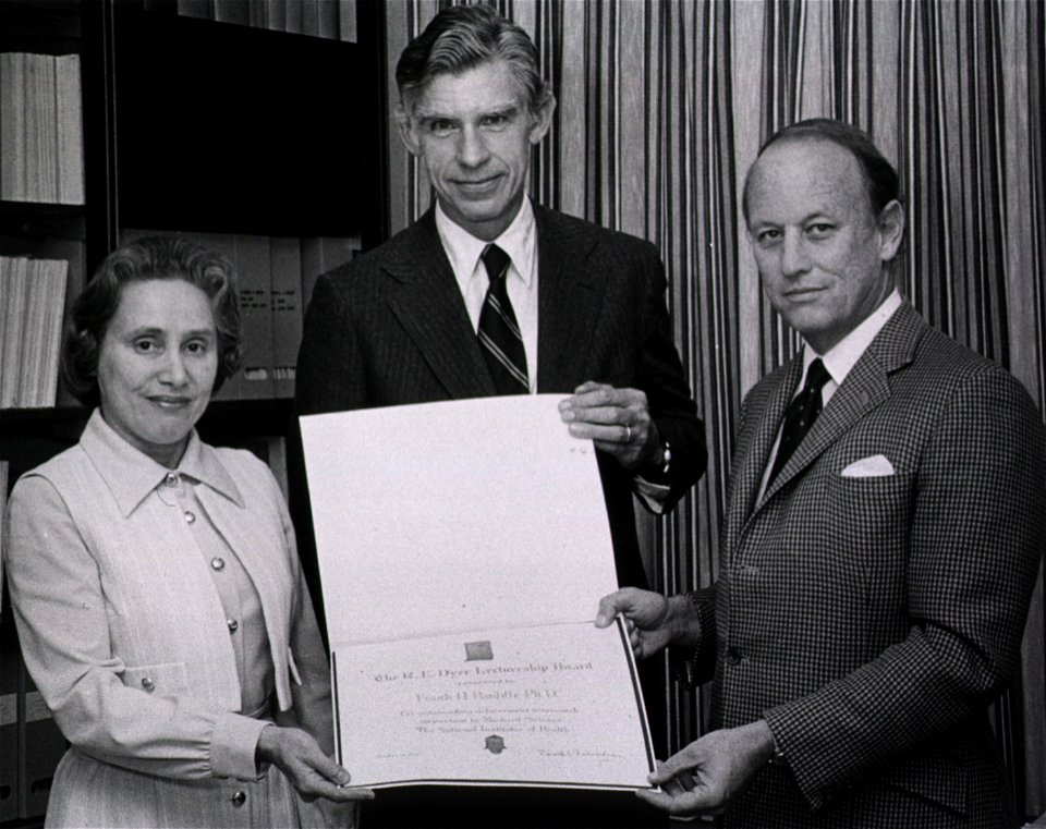 Frank Ruddle lecture Dyer Award