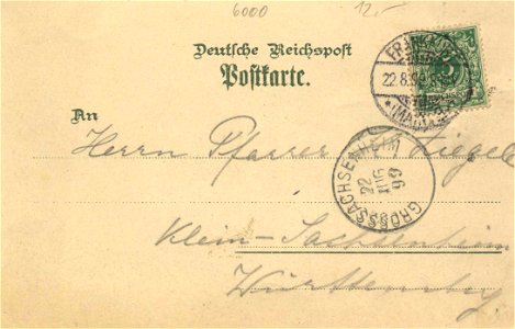 Frankfurt a. Main, Hessen - Stadtansicht (back) (Zeno Ansichtskarten)
