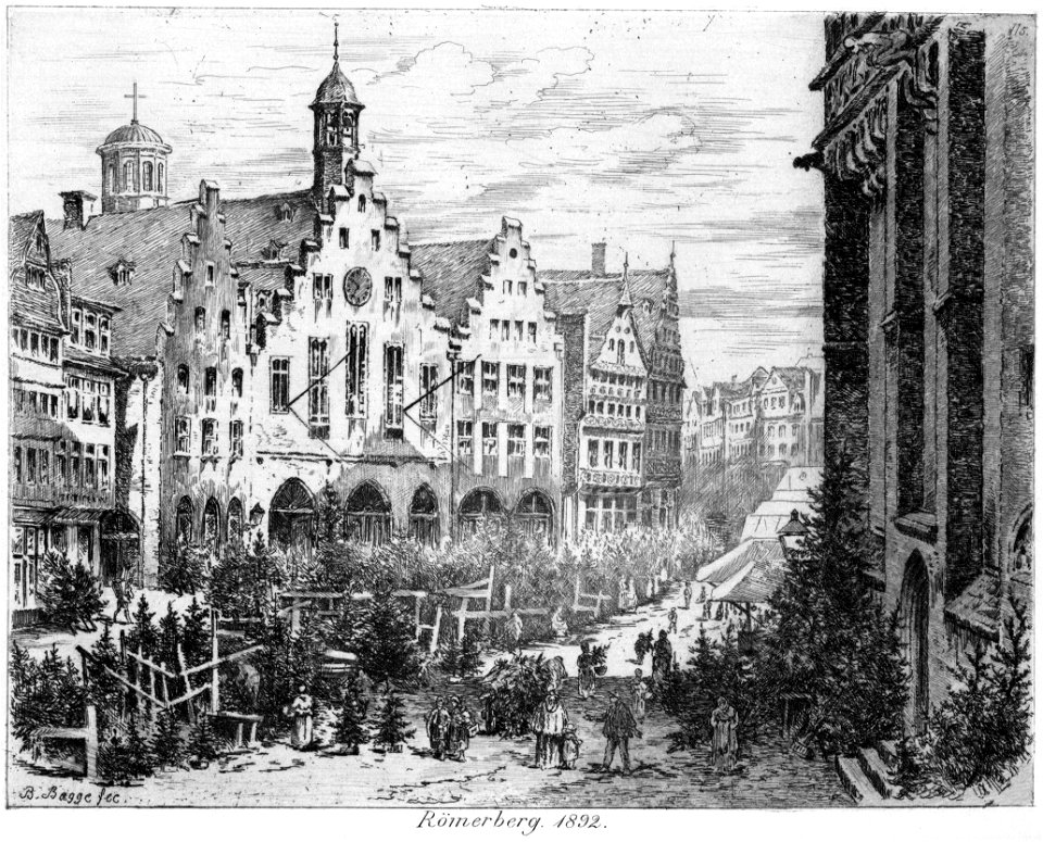 Frankfurt Am Main-Bertha Bagge-ADAFRVBB-Roemerberg-1892