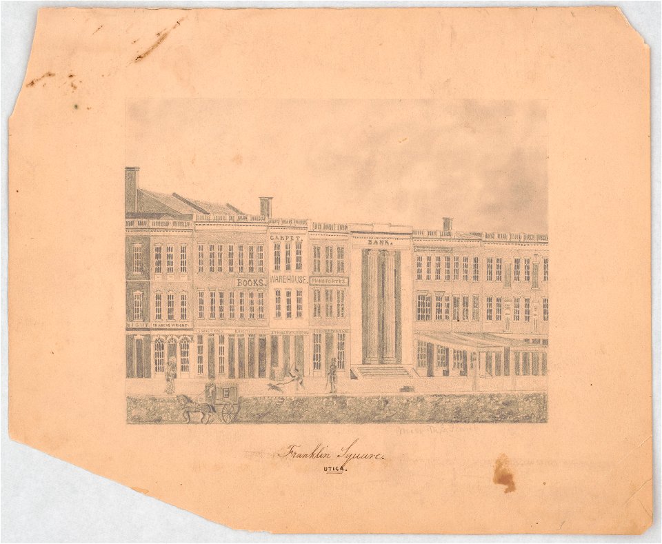Franklin Square, Utica - Miss M.E. Plumb. LCCN2016648656