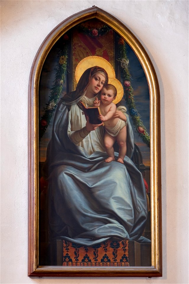 Frankfurt Am Main-Leonhardskirche-Ausstattung-Marienaltar-Mittelbild-Eduard von Steinle