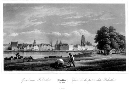 Frankfurt Am Main-Jakob Fuerchtegott Dielmann-FFMADIUSAAUNZ-006-Kay am Fahrtor