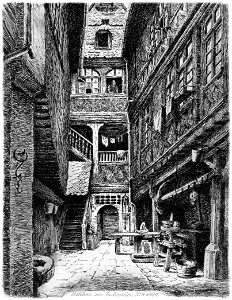 Frankfurt Am Main-Bertha Bagge-ADAFRVBB-Hoefchen am Tuchgaden No 9-1890