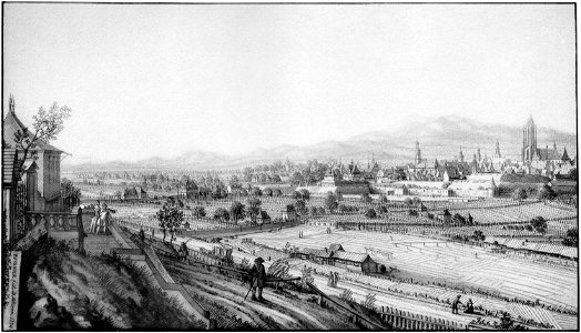 Frankfurt Am Main-Johann Kaspar Zehender-AVFAMZZDJG-008-Ansicht der Stadt vom Muehlberg aus