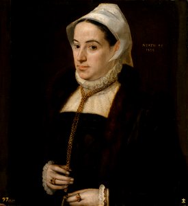 Frans Floris - Portrait of a 35-year old woman