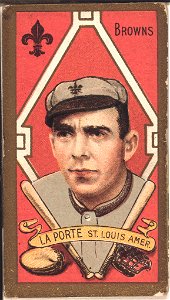 Frank LaPorte, St. Louis Browns, baseball card portrait LCCN2008677901