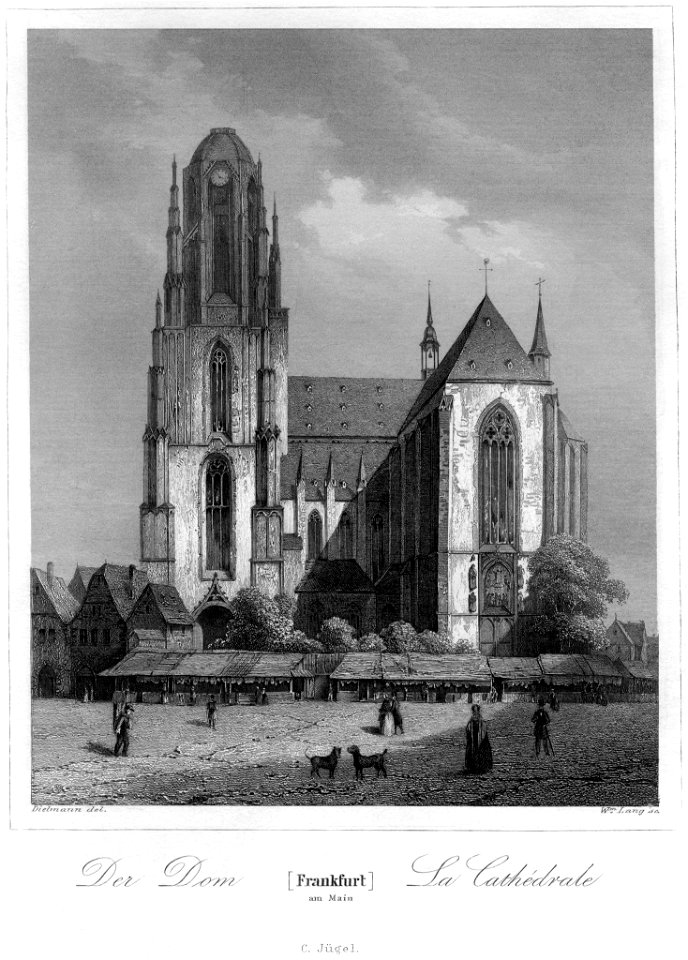 Frankfurt Am Main-Jakob Fuerchtegott Dielmann-FFMADIUSAAUNZ-010-Der Dom