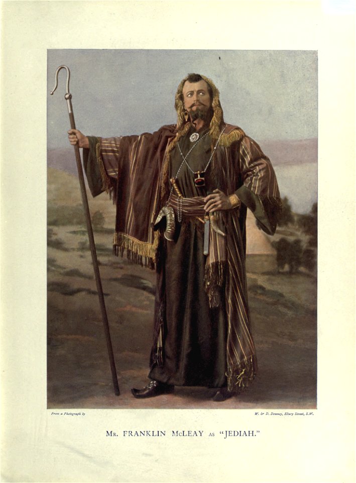 Franklin McLeay as Jediah. W. & D. Downey