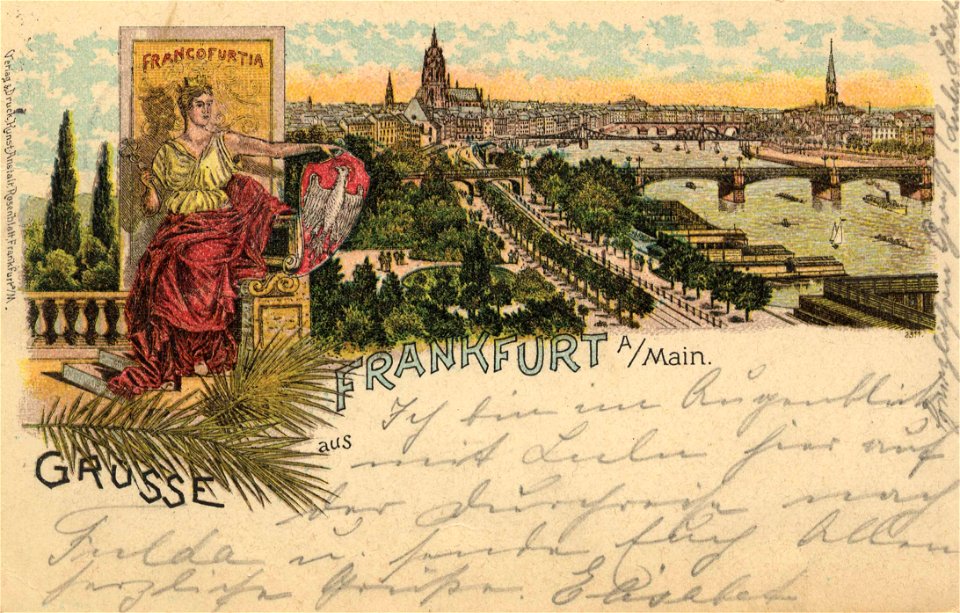 Frankfurt a. Main, Hessen - Stadtansicht (Zeno Ansichtskarten)