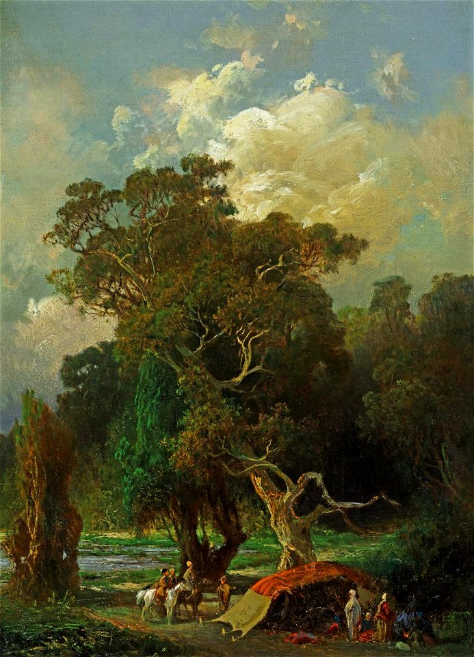 Paul von Franken - Kaukasische Landschaft