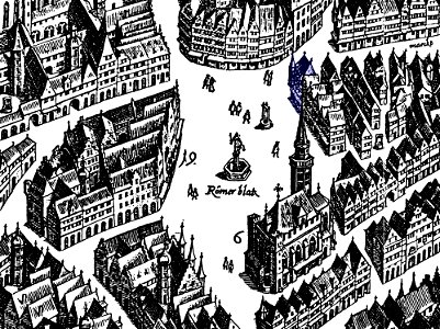 Frankfurt Am Main-Grosser Engel-Merian1628