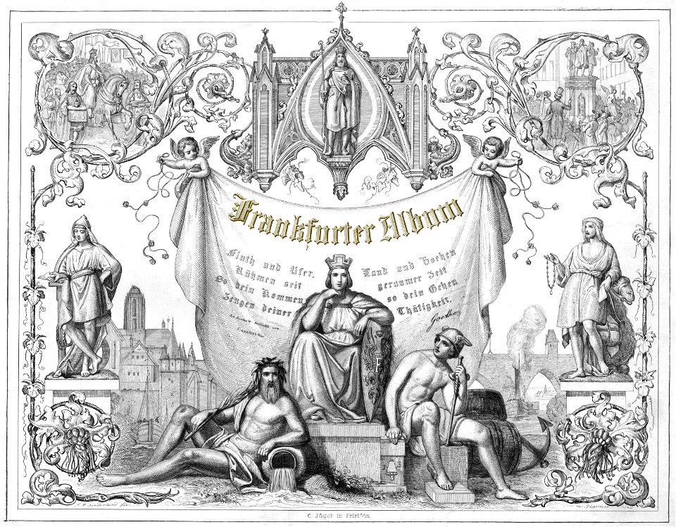Frankfurt Am Main-Jakob Fuerchtegott Dielmann-FFMADIUSAAUNZ-001-Illustrirtes Titelblatt