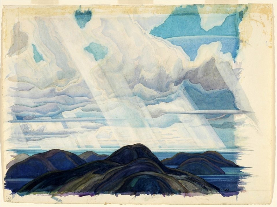 Franklin Carmichael - Snow Flurries, North Shore of Lake Superior 1930