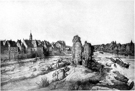 Frankfurt Am Main-Peter Becker-BAAF-016-Aussicht von der alten Bruecke nach Westen-1858