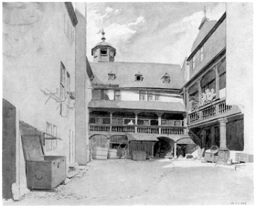 Frankfurt Am Main-Carl Theodor Reiffenstein-FFMU1850-147-Hinter dem Laemmchen