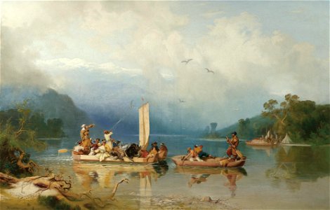 Paul von Franken - Reiherjagd (1872)