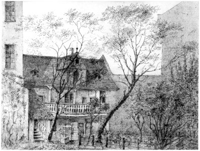 Frankfurt Am Main-Adolf Koch-AFFMVANDNGUB-009-Hof des Hauses Goetheplatz Nr 11