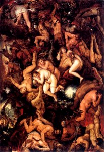 Frans Francken (II) - The Damned Being Cast into Hell - WGA08202. Free illustration for personal and commercial use.