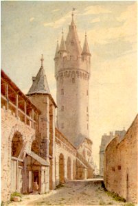 Frankfurt Eschenheimer Turm-Stadtmauer 1790