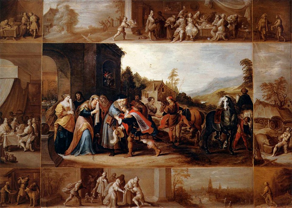 Frans Francken (II) - The Parable of the Prodigal Son - WGA8205