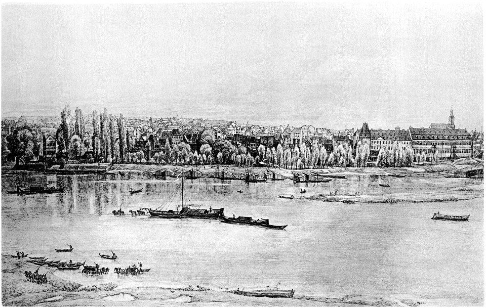 Frankfurt Am Main-Peter Becker-BAAF-017-Ansicht des oestlichen Teils von Sachsenhausen-1872