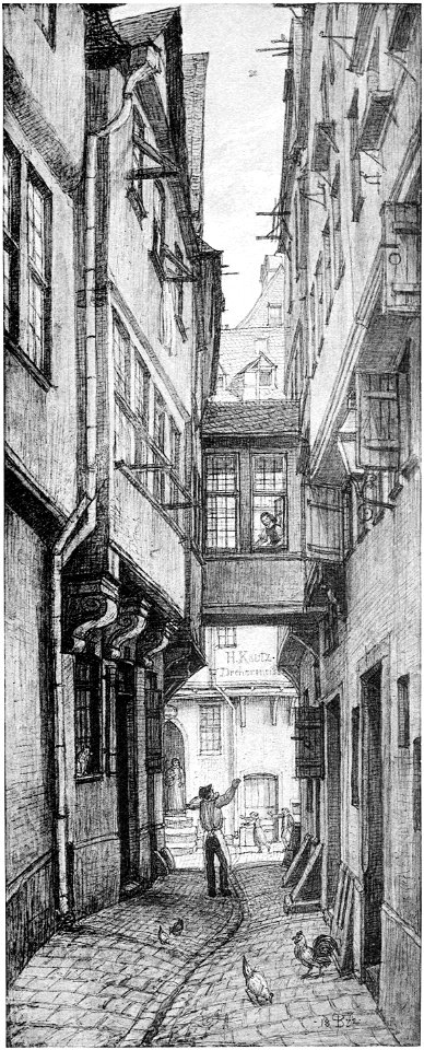 Frankfurt Am Main-Peter Becker-BAAF-006-Das Rapunzelgaesschen-1872