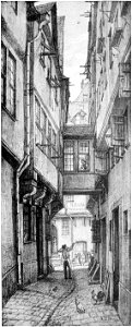 Frankfurt Am Main-Peter Becker-BAAF-006-Das Rapunzelgaesschen-1872